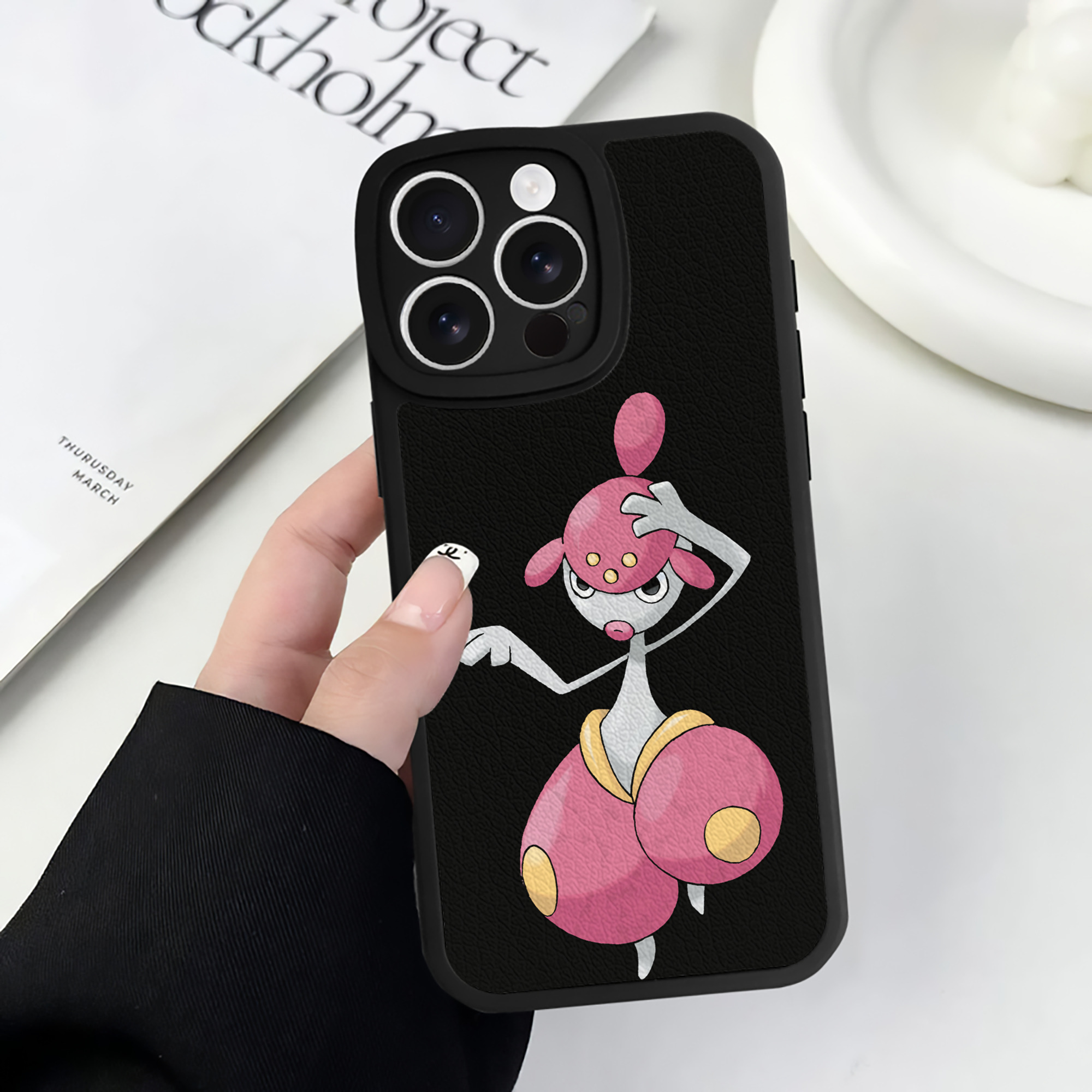 （画像用） ポケットモンスター Pokémon 【iPhone 16シリーズ対応】シリコンスマホケース（レザー調） 材質：シリコン